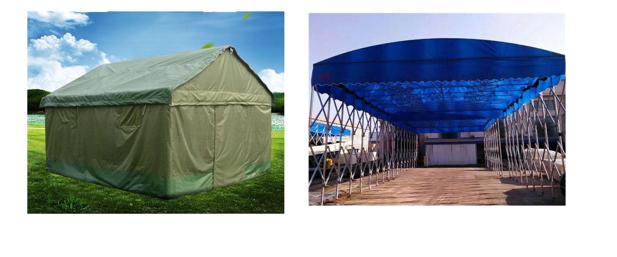遮阳帐篷篷布-防晒防雨案例