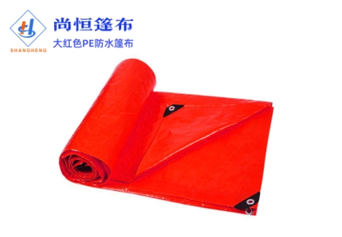 5×10米克重145g大红色篷布规格尺寸参数