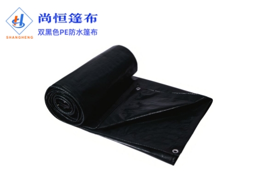 双黑色防水篷布1.8×5.5米克重148g