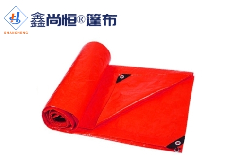 大红色聚乙烯防水篷布8.2×8米克重167g