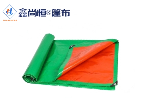 绿橘色聚乙烯防水篷布3.66×4.6米克重136g