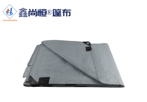 银灰色聚乙烯防水篷布3.66×4.6米克重136g