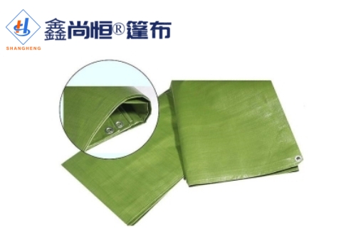 淡黄绿色聚乙烯防水篷布3.66×4.6米克重136g