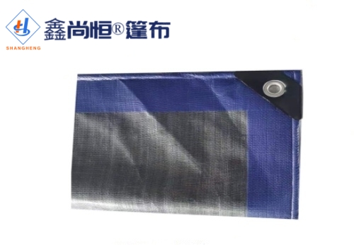 深蓝黑色聚乙烯防水篷布4.87米×6.09米克重119g